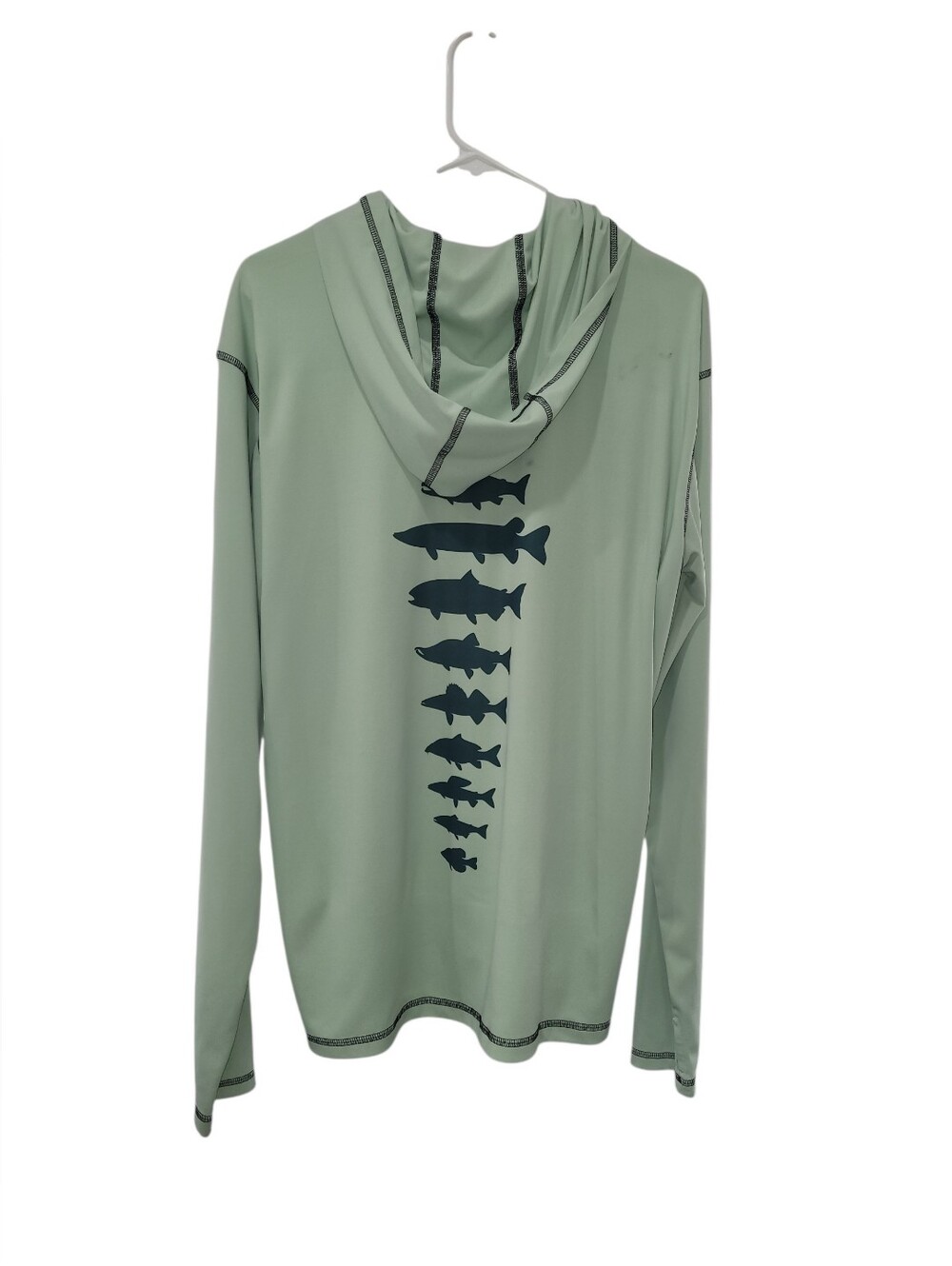 Rep Your Water Freshwater Fish Spine Sun Hoodie - Picture 4 of 7